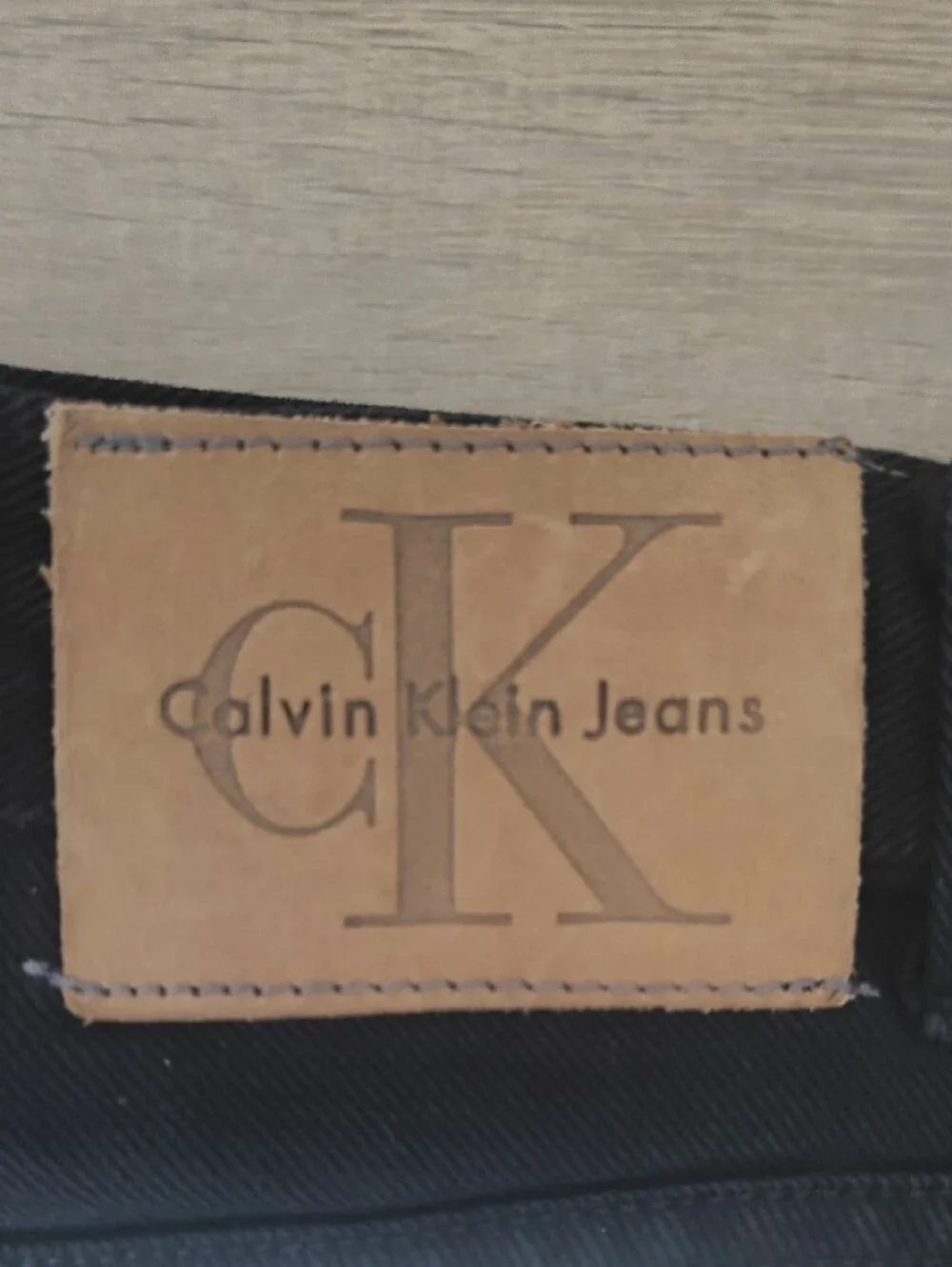 Calvin Klein Kids Vintage Slim Straight Jeans in Black